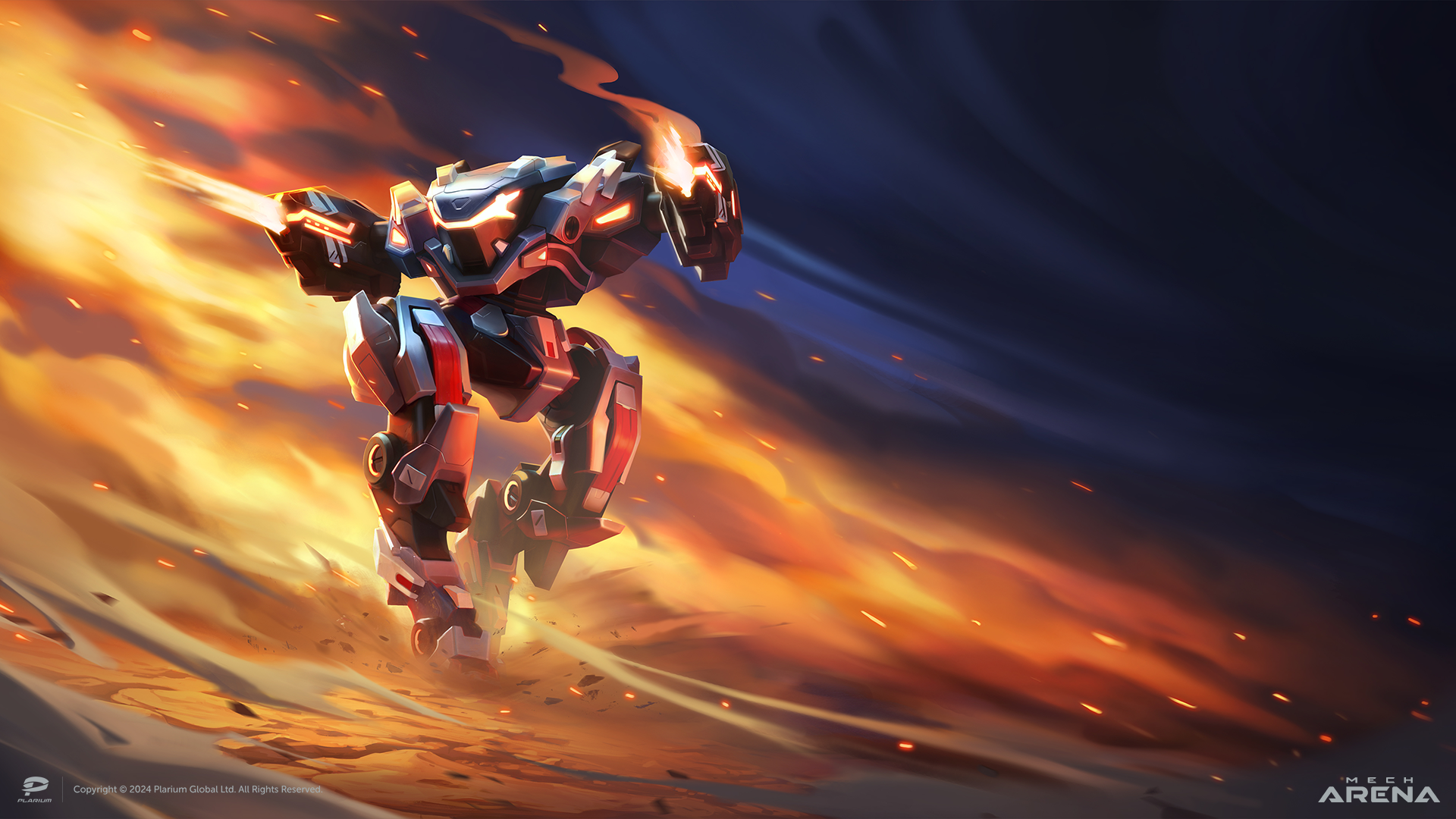 Panther Mech Arena wallpaper in 4K